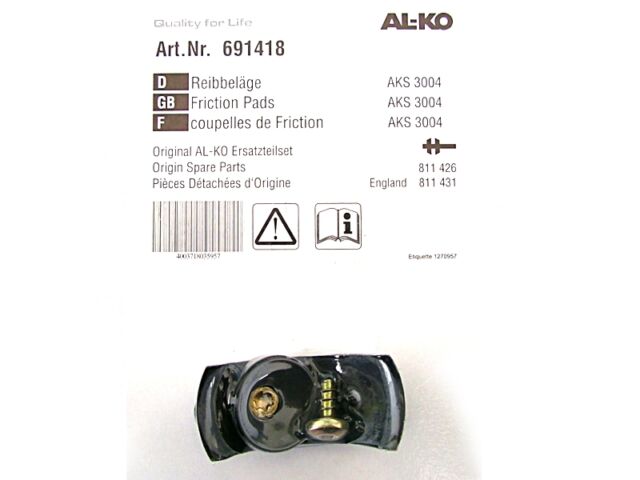 AL-KO Frictiecupset voor AKS 3004/3504, voor/achte