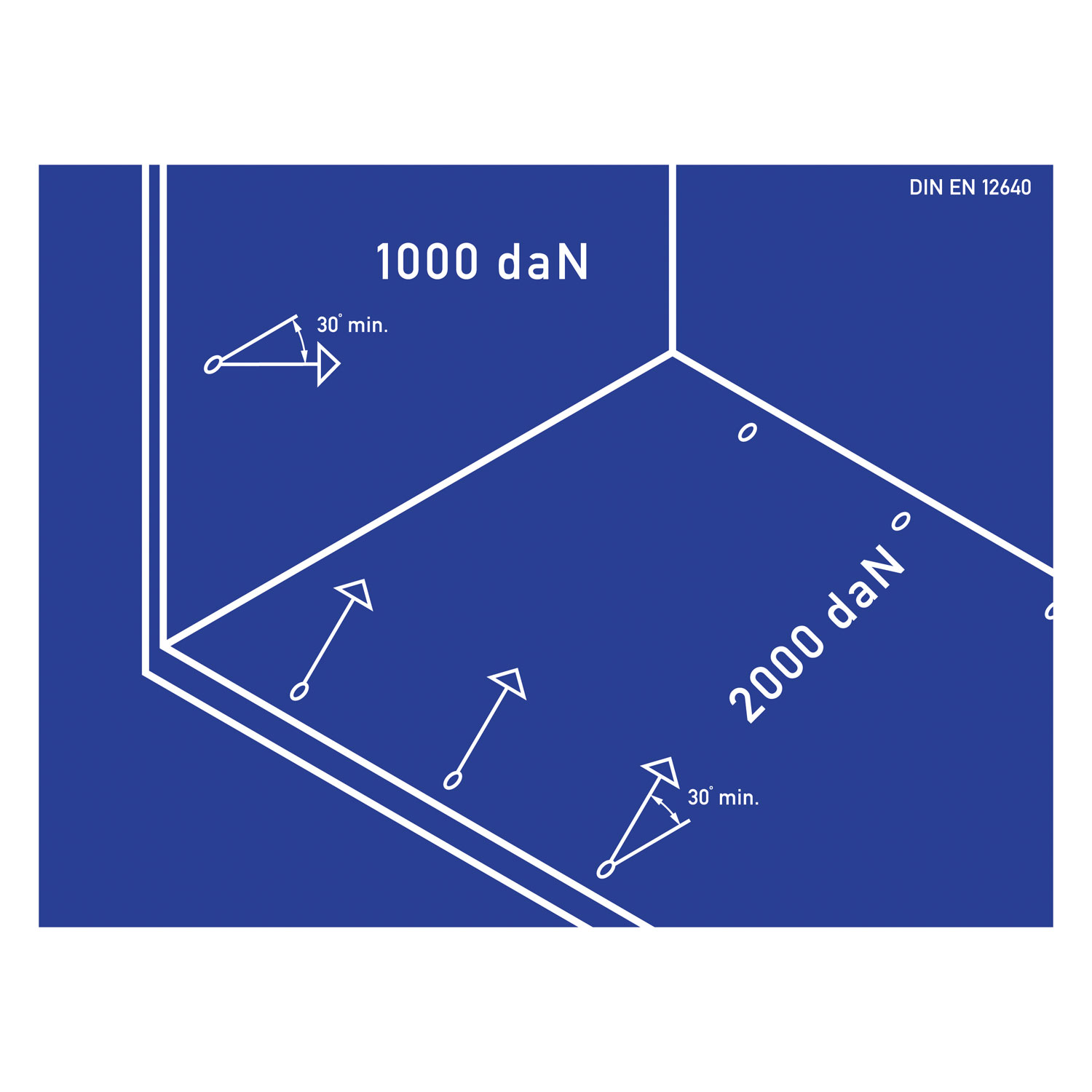 Vloeranker sticker, 160 x 210 mm, 2000 daN