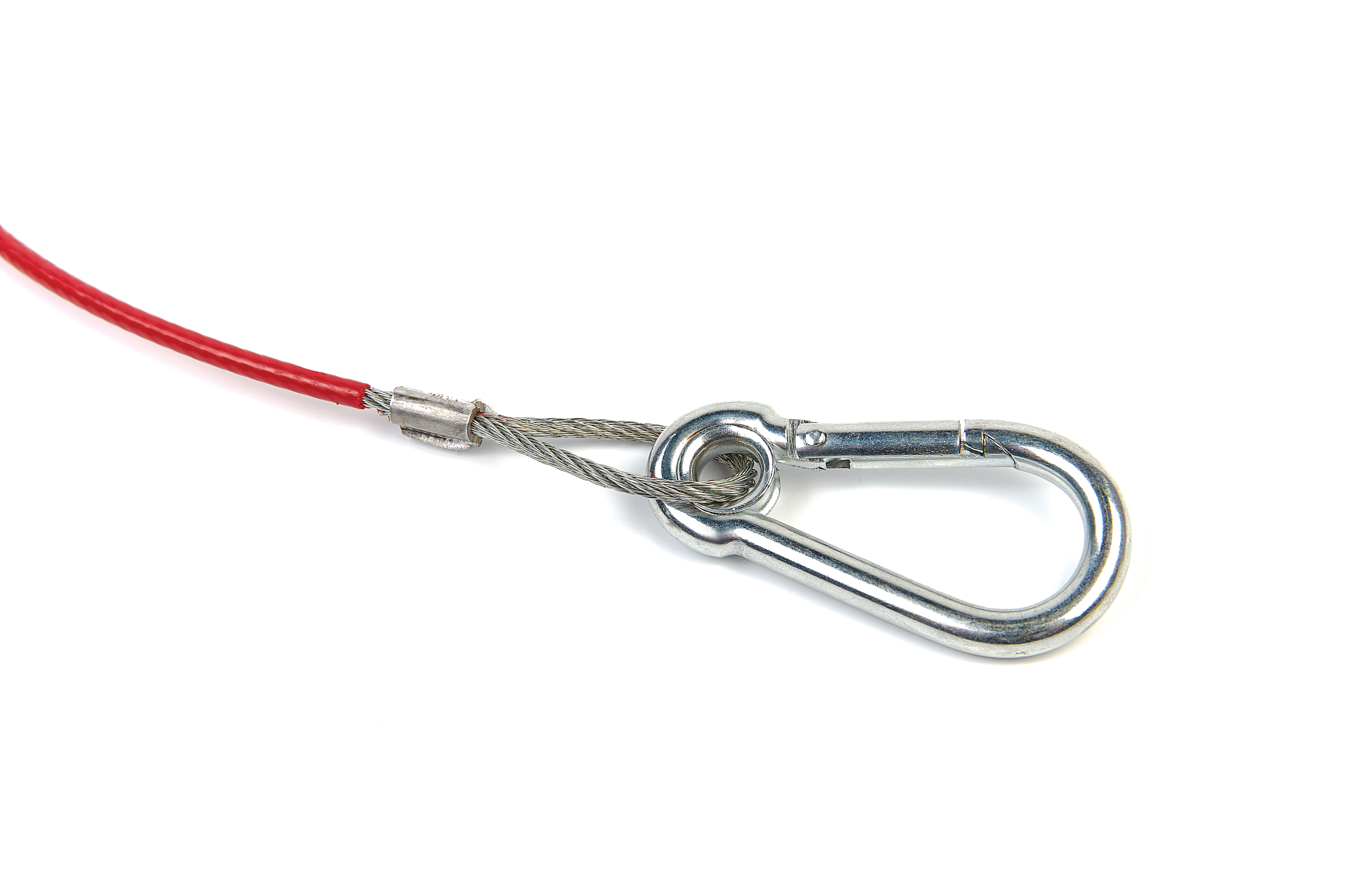 BÜNTE Abreißseil, 800 mm, m. Karabinerhaken/Ring
