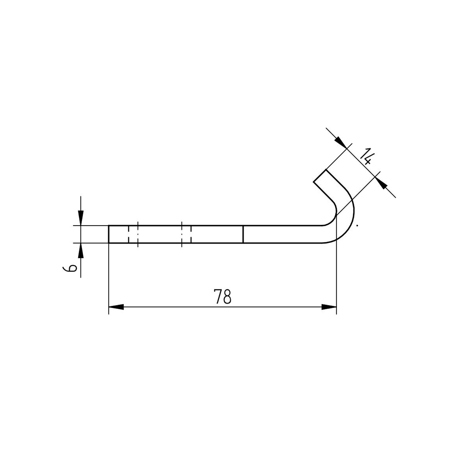 Bracket for eccentric-lock, st