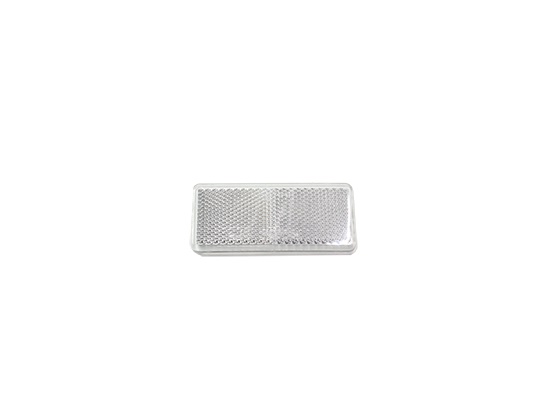 Reflex reflector, white, with