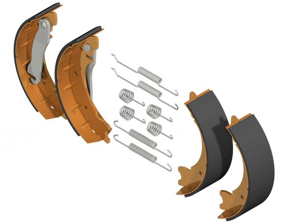 KNOTT Remschoenset, 200 x 50 mm, voor 20-2711 hydr