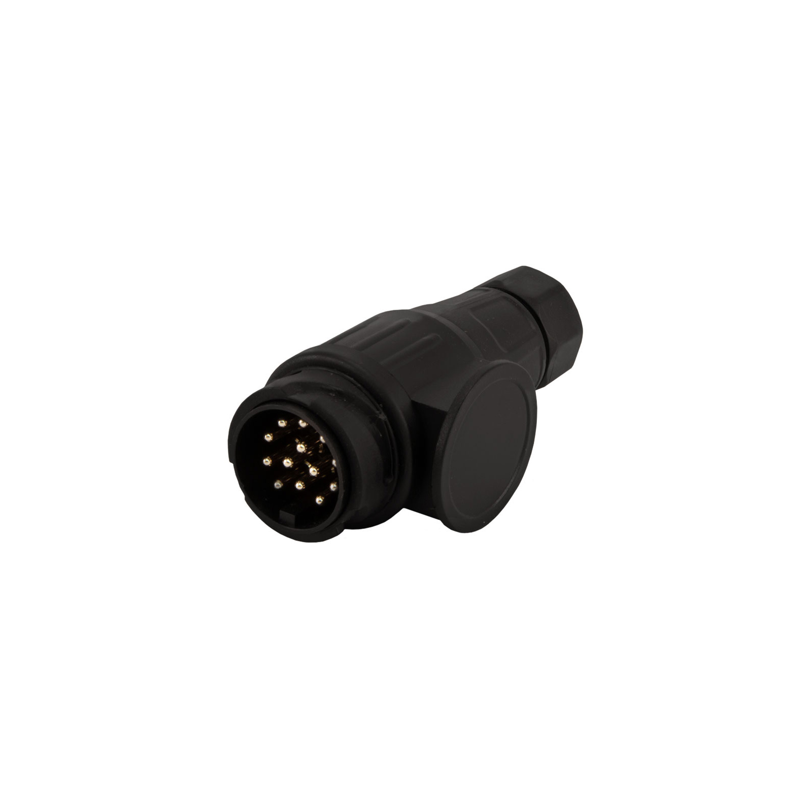 Stecker, 13-polig, m. Schraubanschluss, Kunststoff