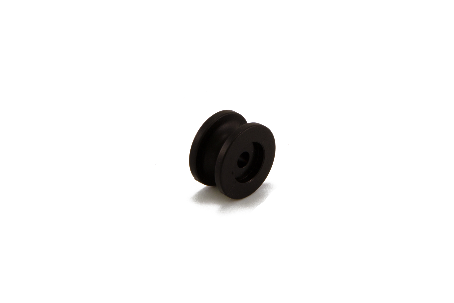 Rondknop voor ⌀ 6/8 mm touw, zwart