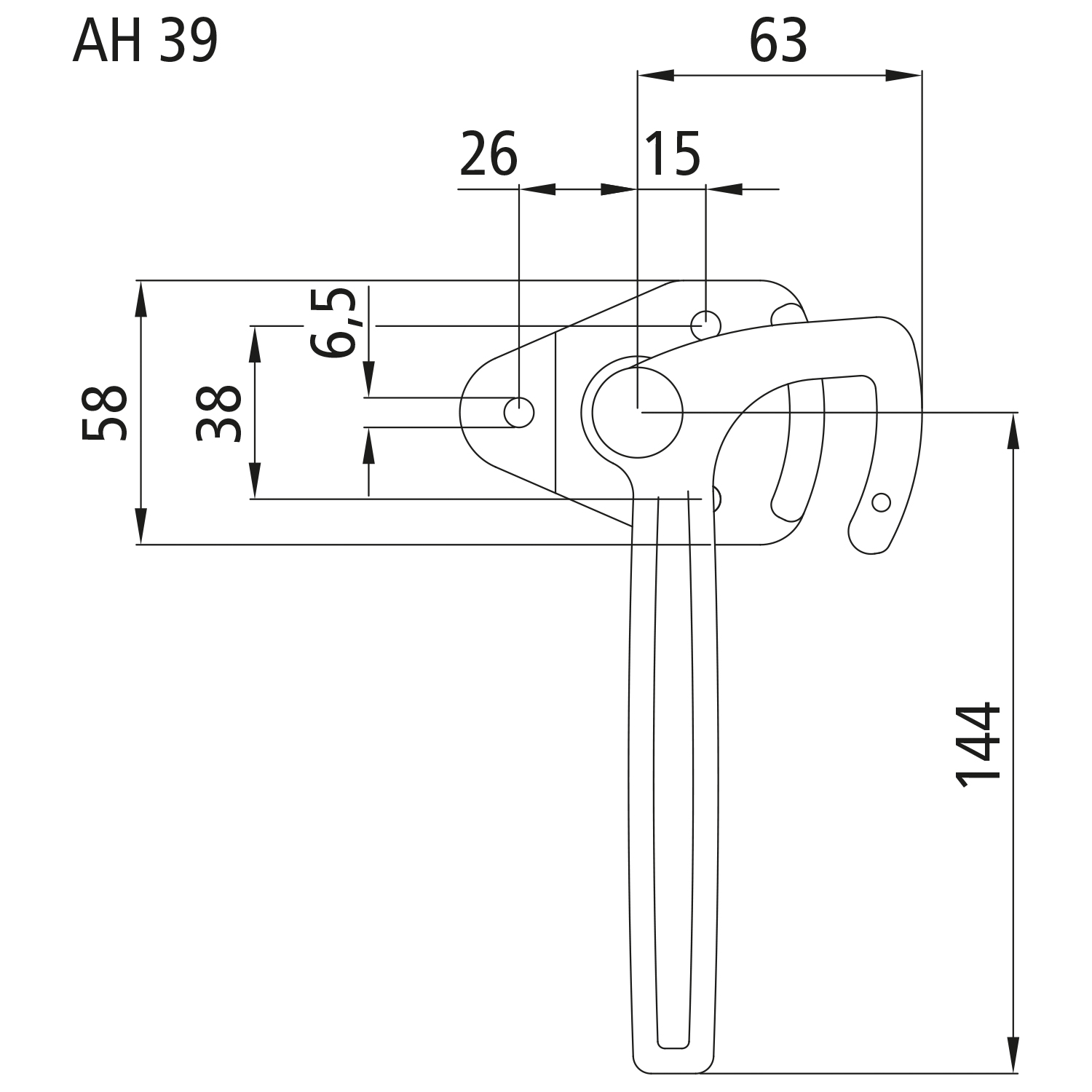 size 0: 145mm handle length le