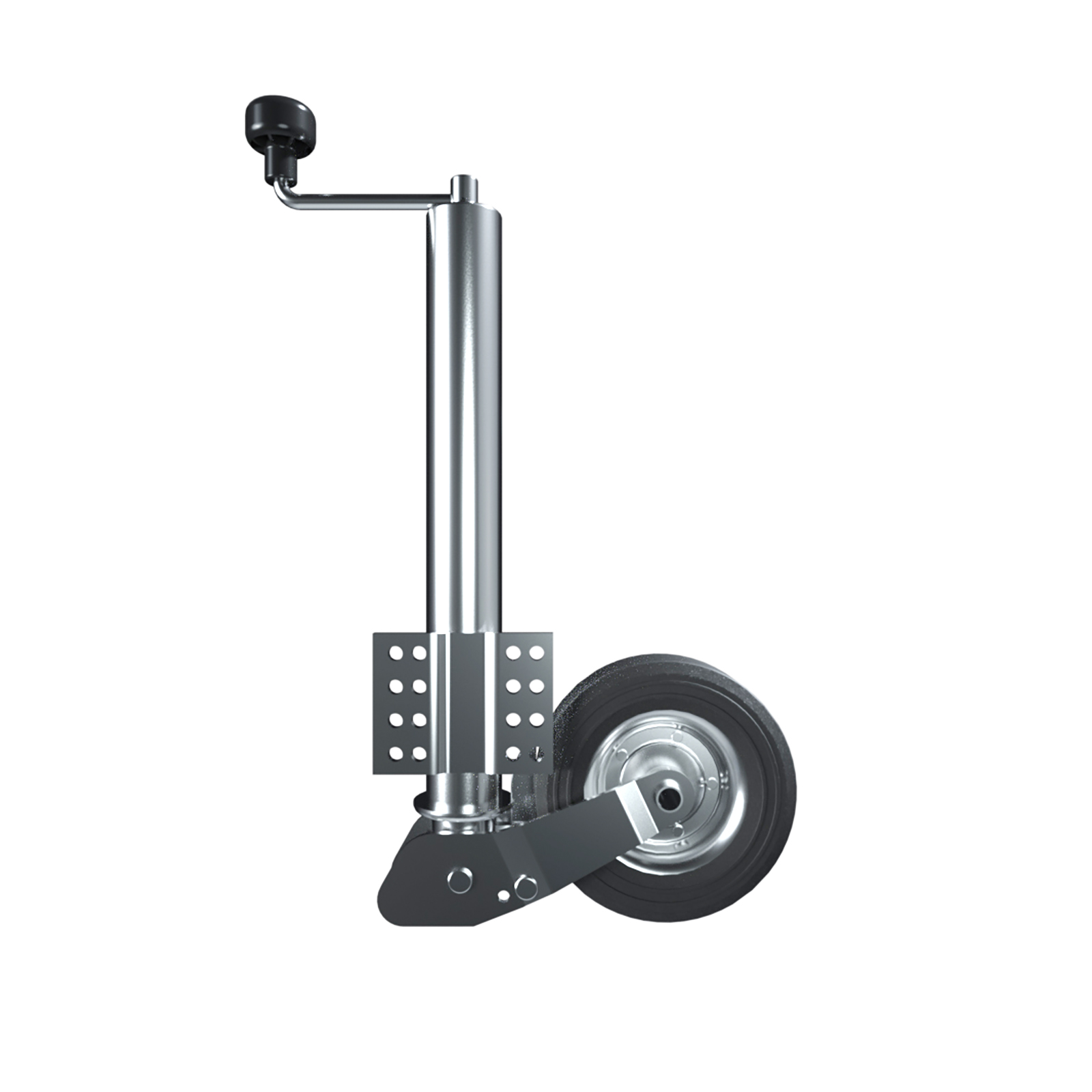 BÜNTE Jockey Wheel, Ø 60 mm, 200 x 60mm, automatic