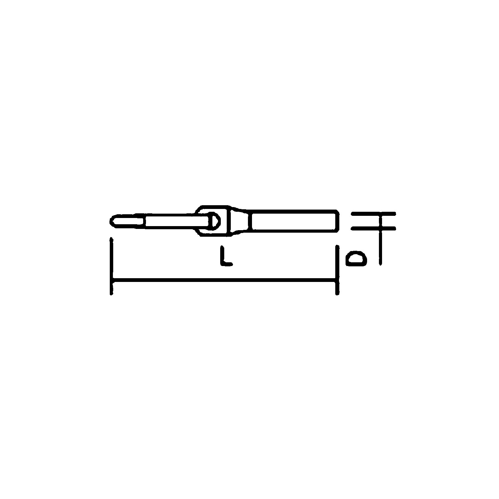 Rope end closure, with Simplex