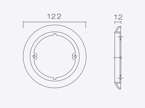 ASPÖCK Decoring, chrom, f. Roundpoint