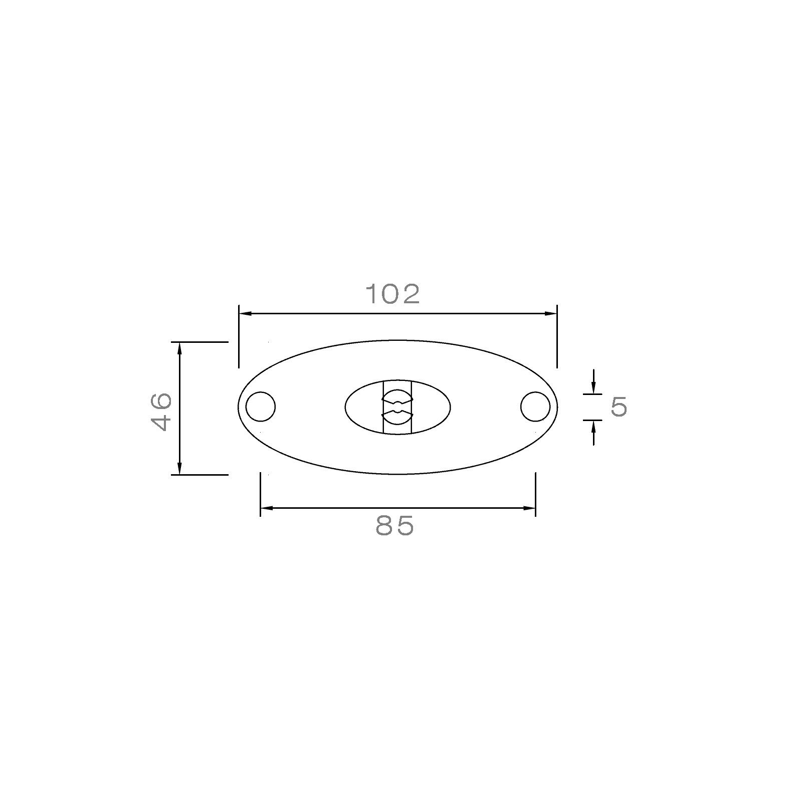 ASPÖCK Flatpoint II LED, rood, met reflector/kabel