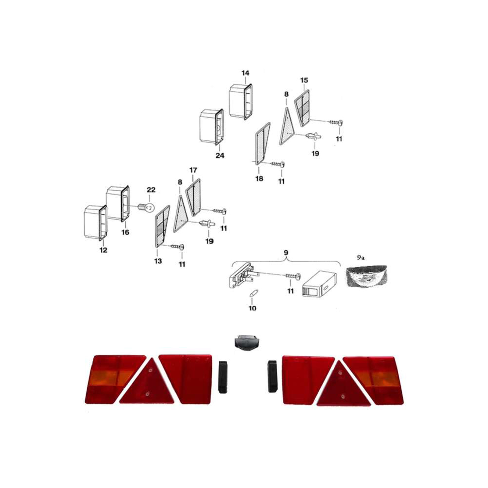 JOKON/WESTFALIA Lichtscheibe links