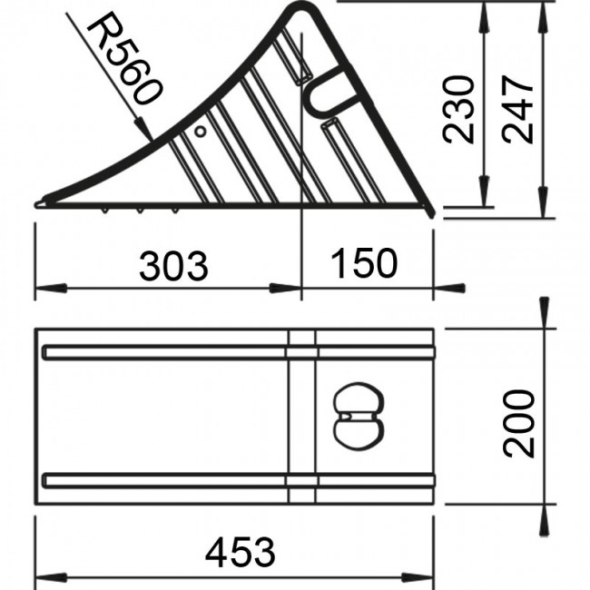 AL-KO UK 53 Wielkeg, 200 x 453 x 247 mm