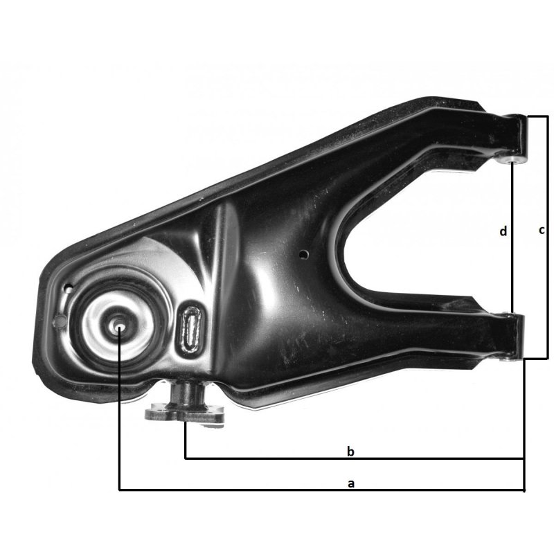 WESTFALIA ZS-lengte geplaatste draagarm