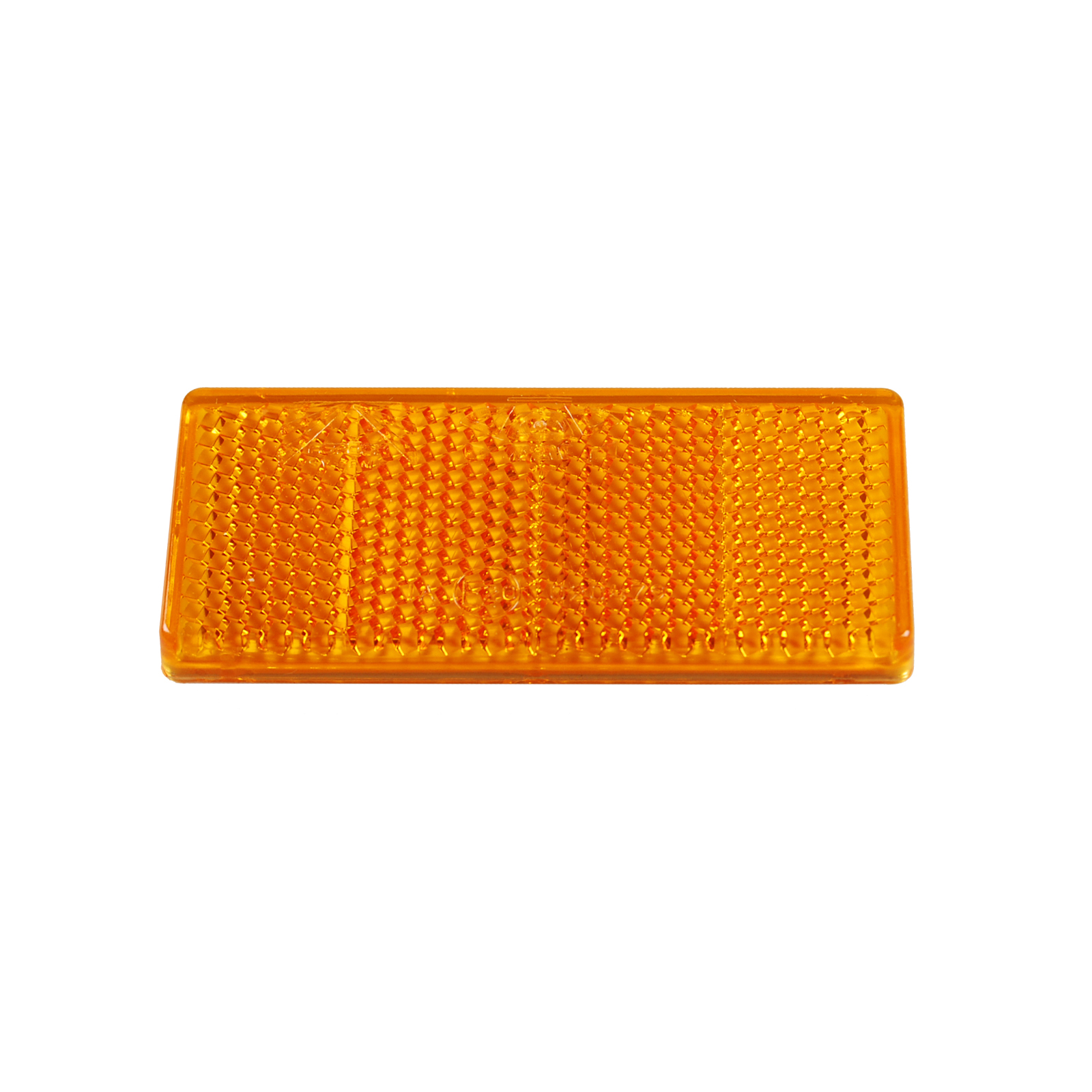 Reflector, oranje, 69 x 31,5 mm, met kleeffolie