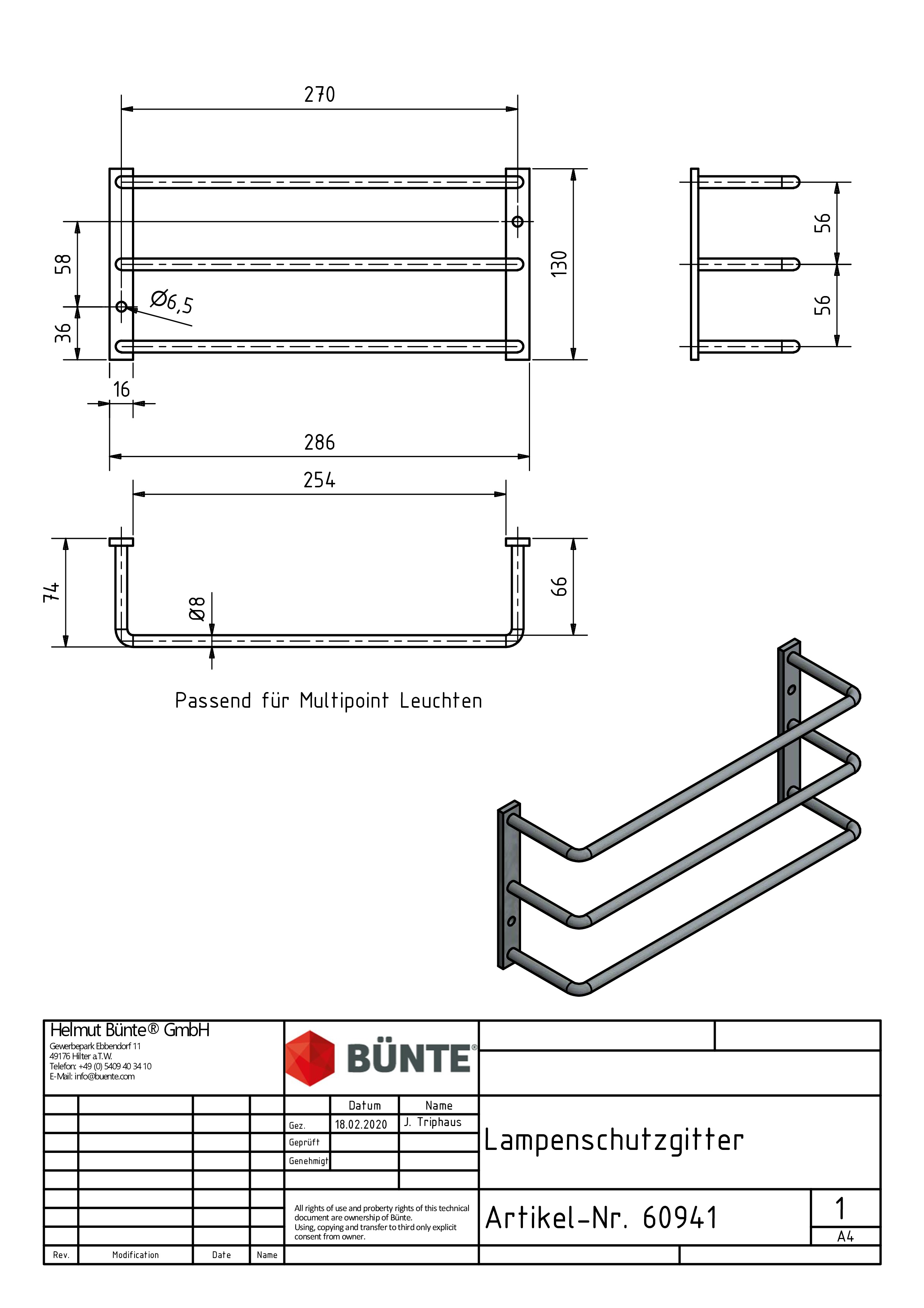 Achterlichtbeschermer Multipoint