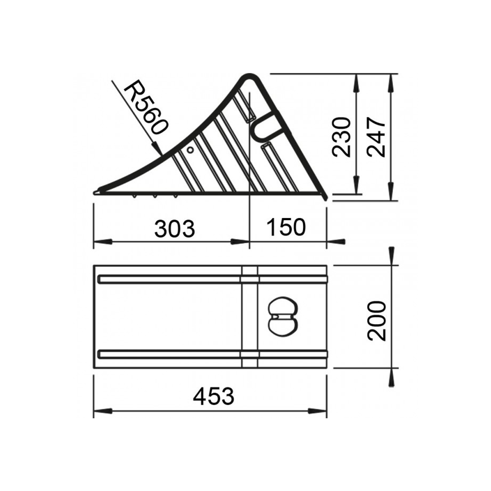 AL-KO UK 53 Wielkeg, 200 x 453 x 247 mm