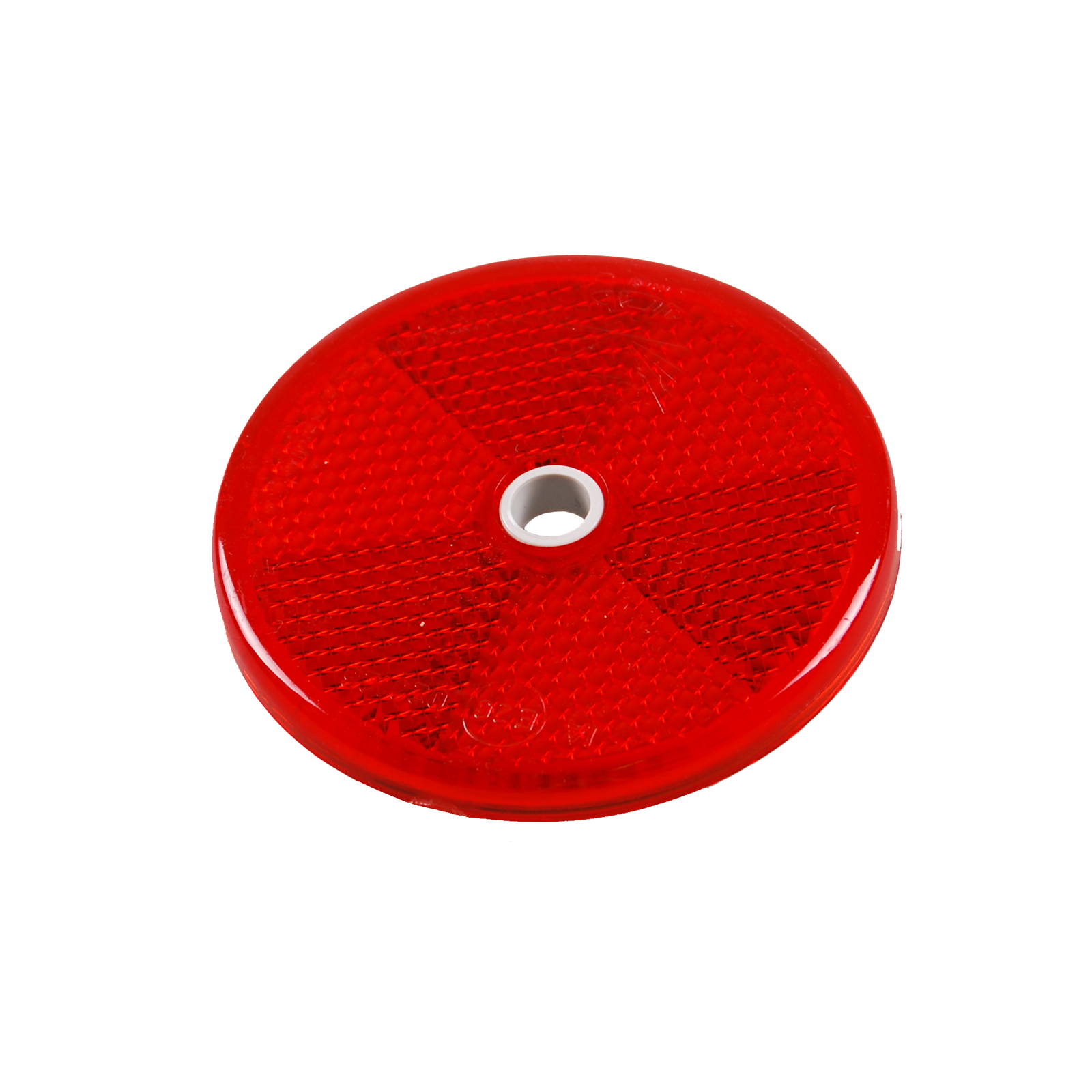 Reflex reflector, red, plastic