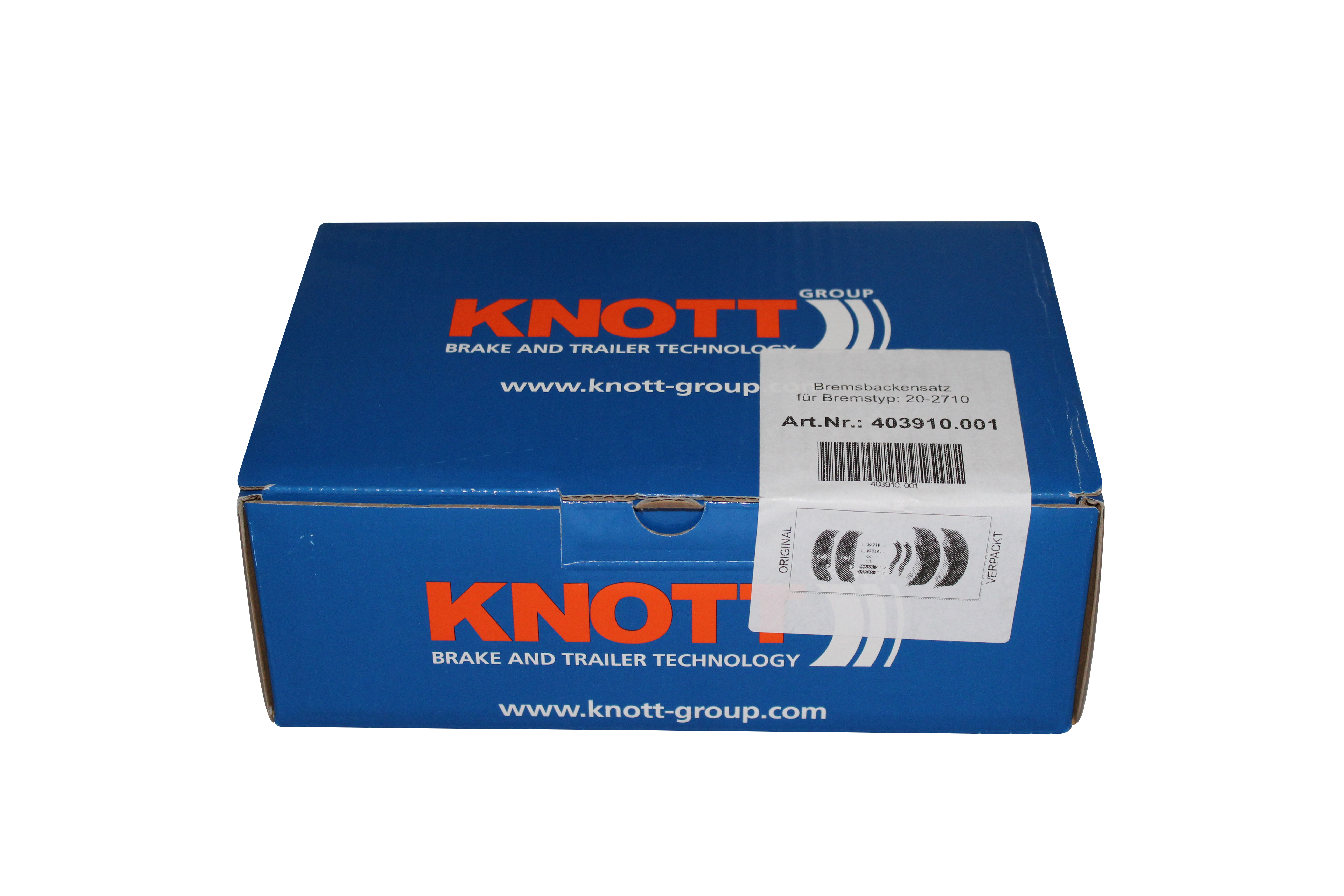 KNOTT Remschoenset, 200 x 50 mm, voor 20-2710