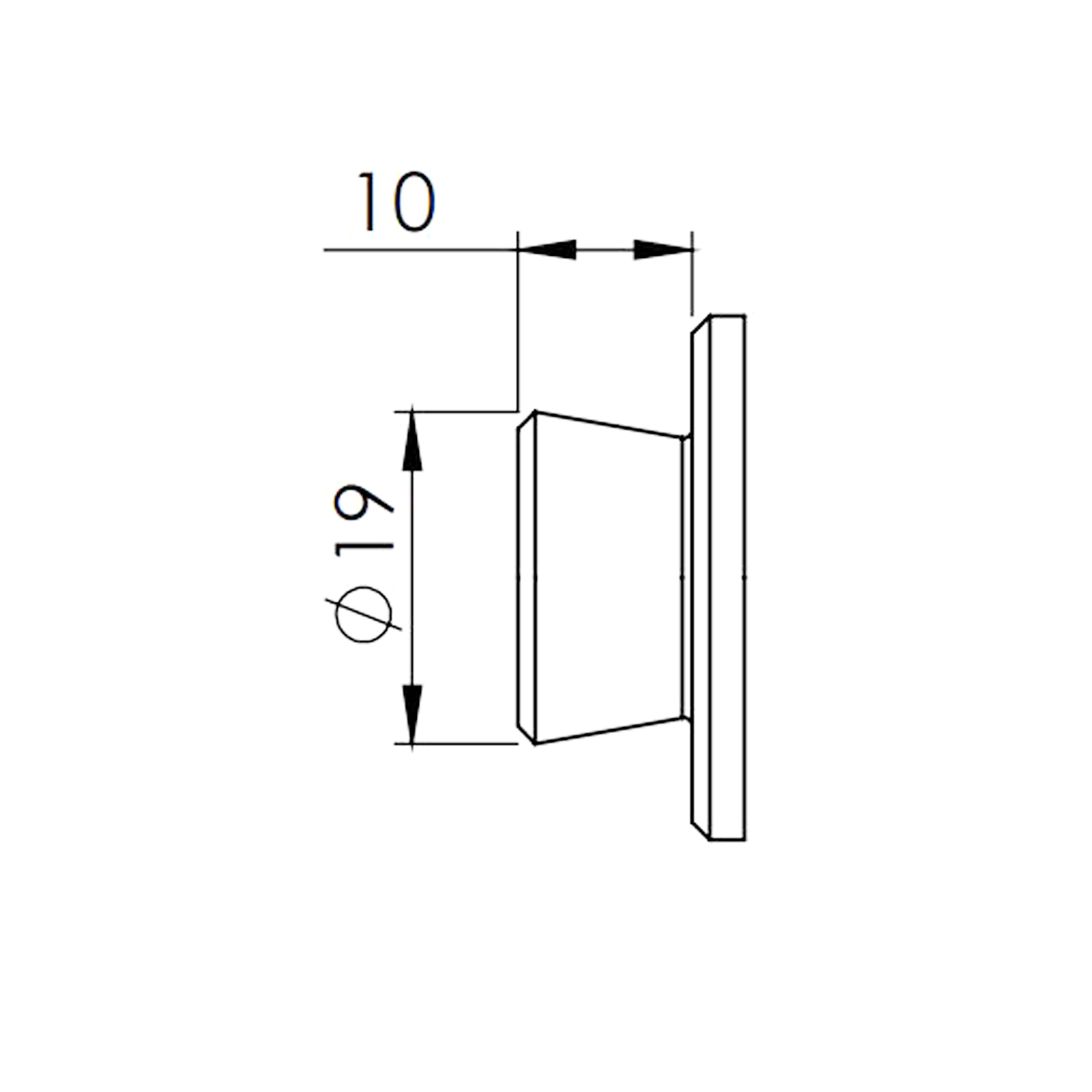 Telescope locking beam, for an