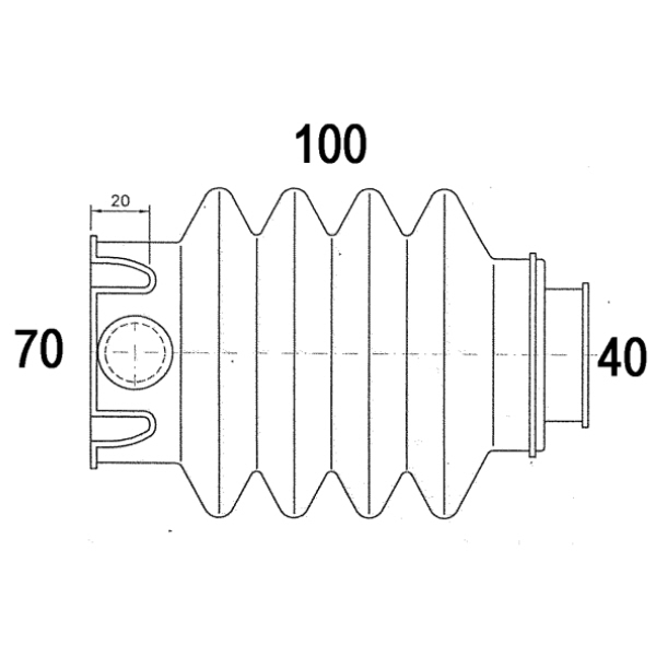 WINTERHOFF Stofhoes, voor WS 3000, zwart