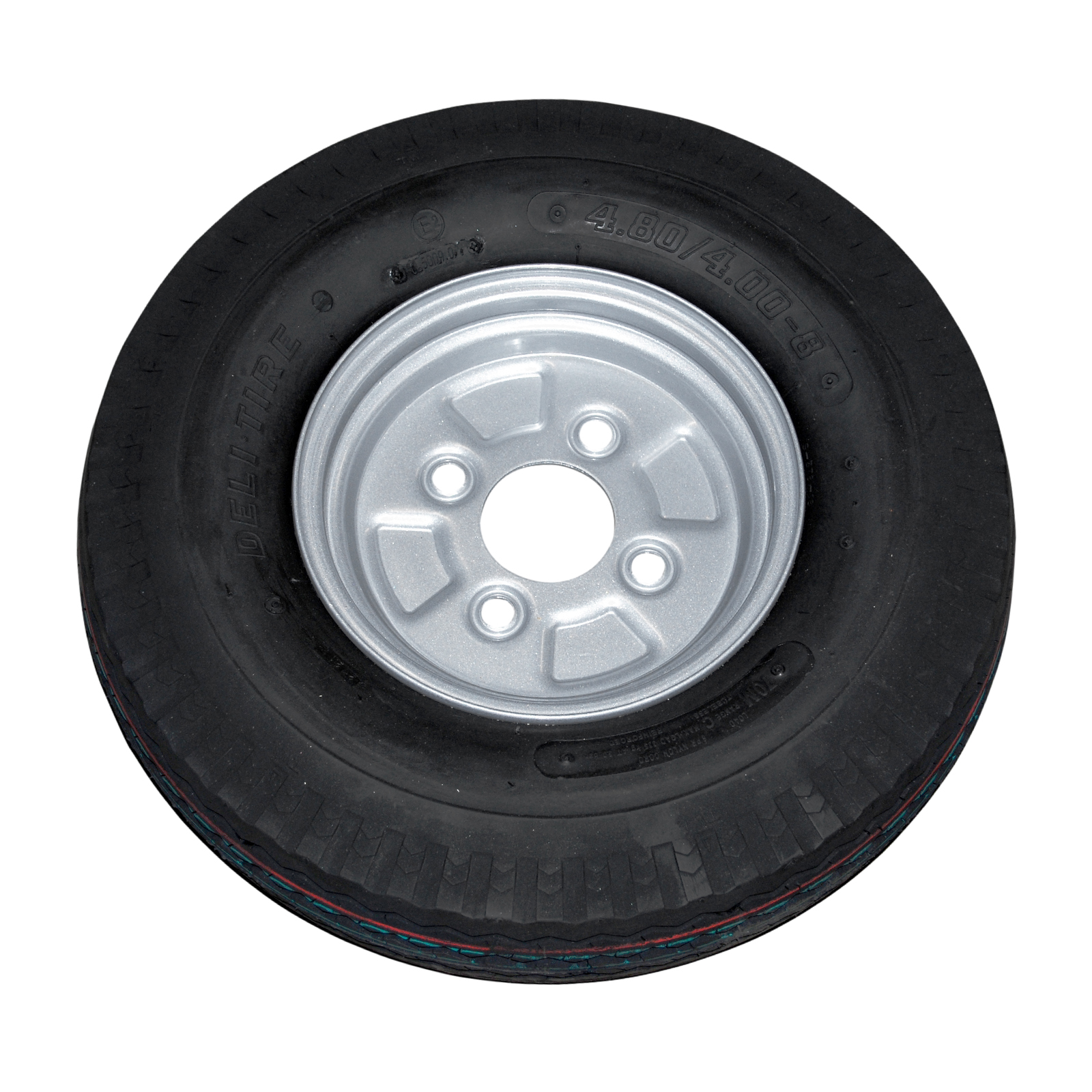 Compleet wiel, 4.00 x 8, 4 x 100