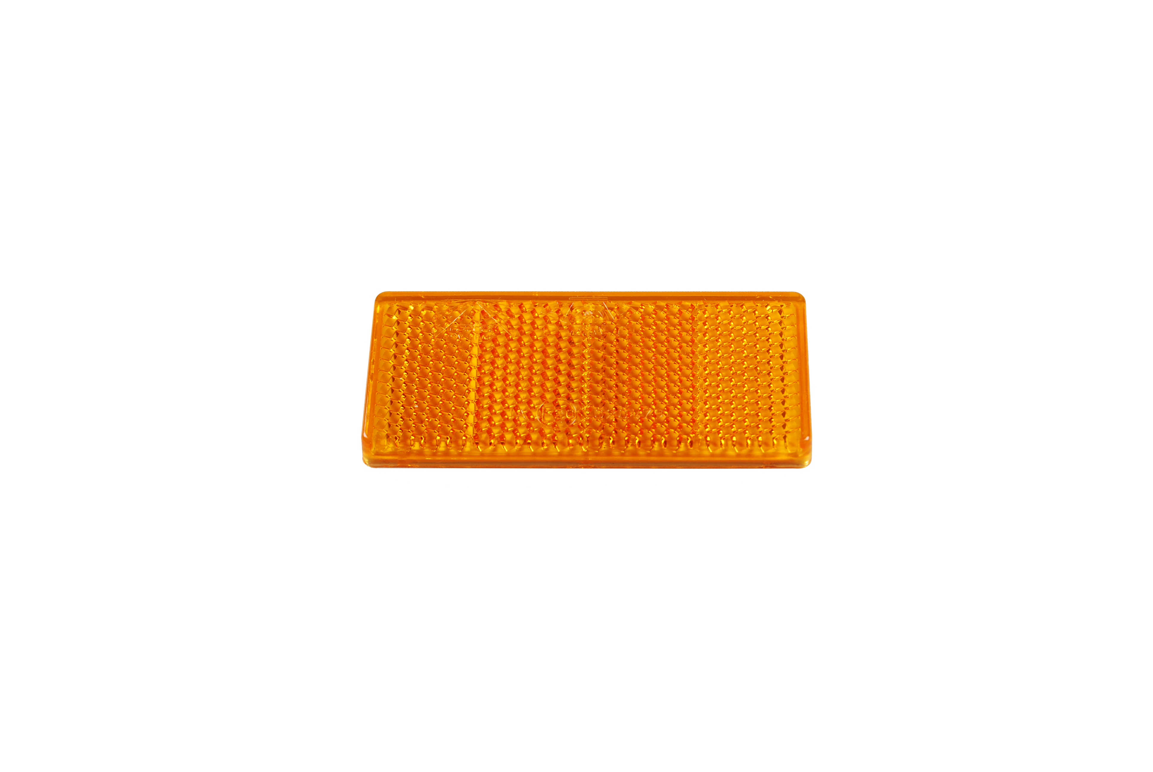 Reflector, oranje, 69 x 31,5 mm, met kleeffolie