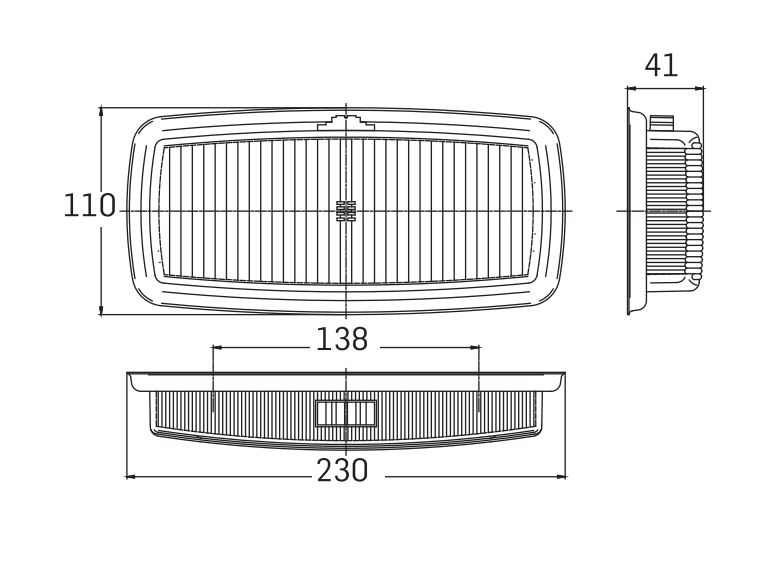 PROPLAST interior lamp 227 x 1