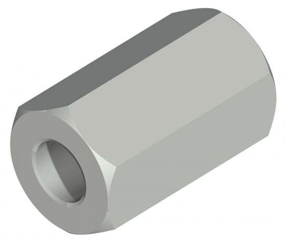 Reducer clamping nut, galvanis