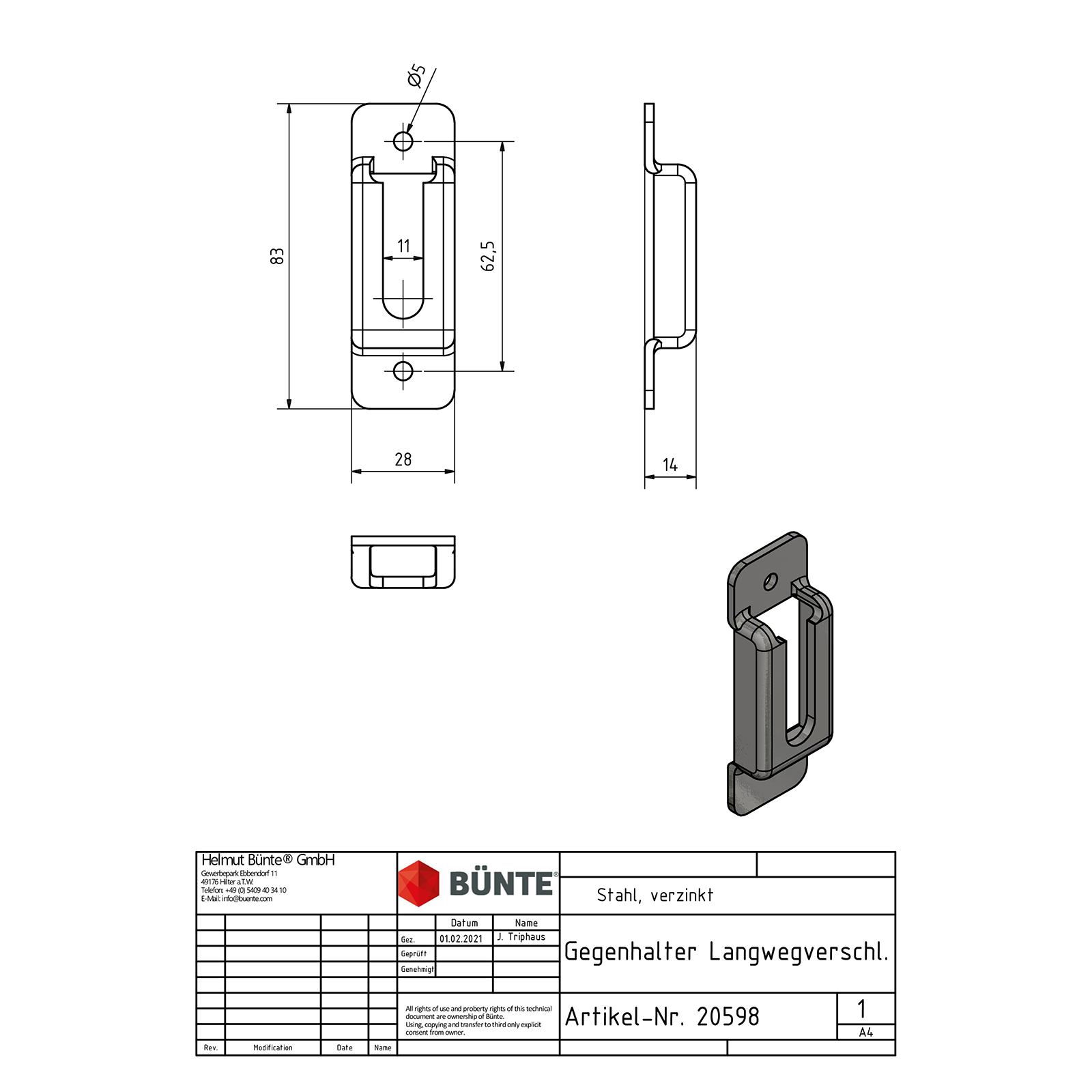 Bracket for bar instep-closure