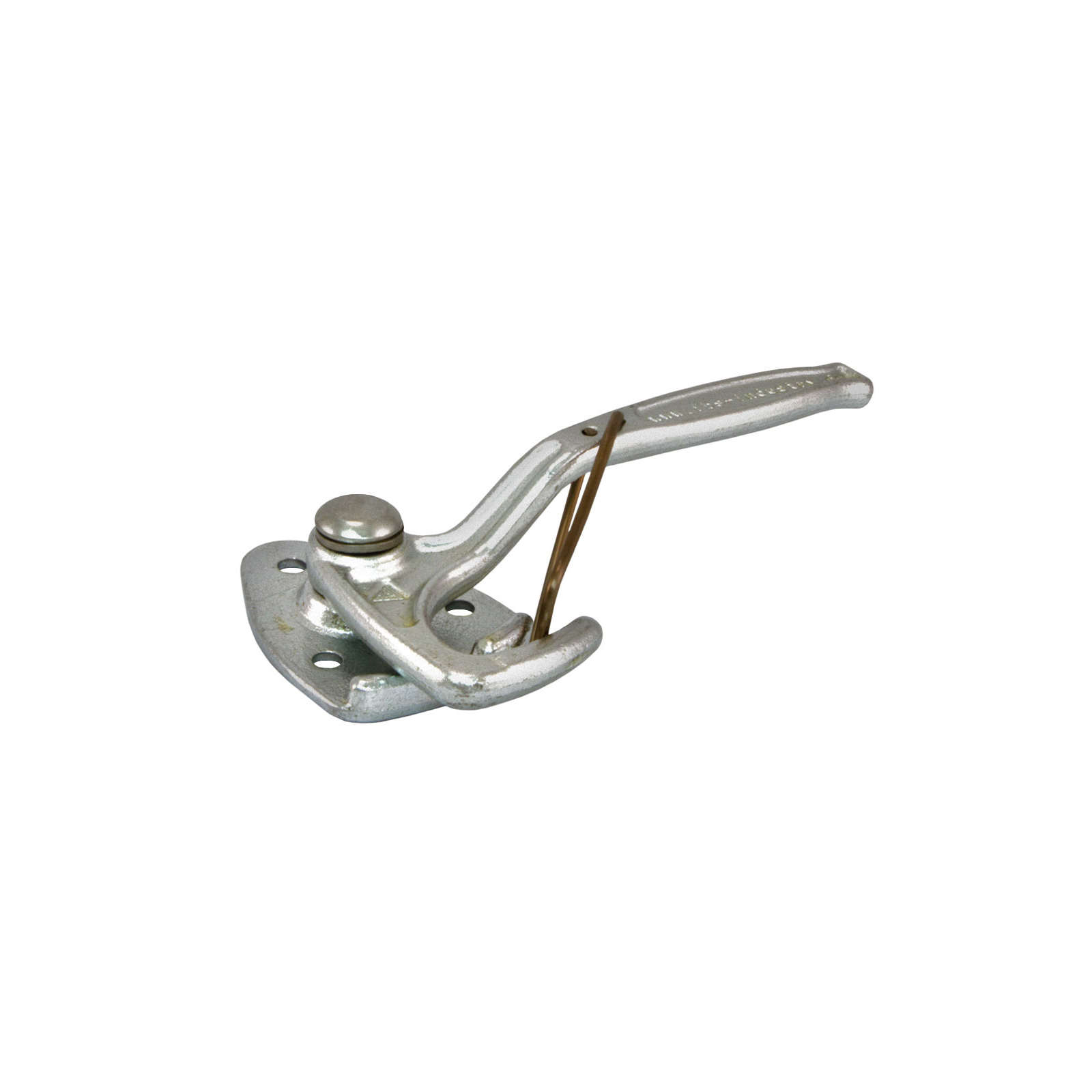 Angle-handle lock, plate to be