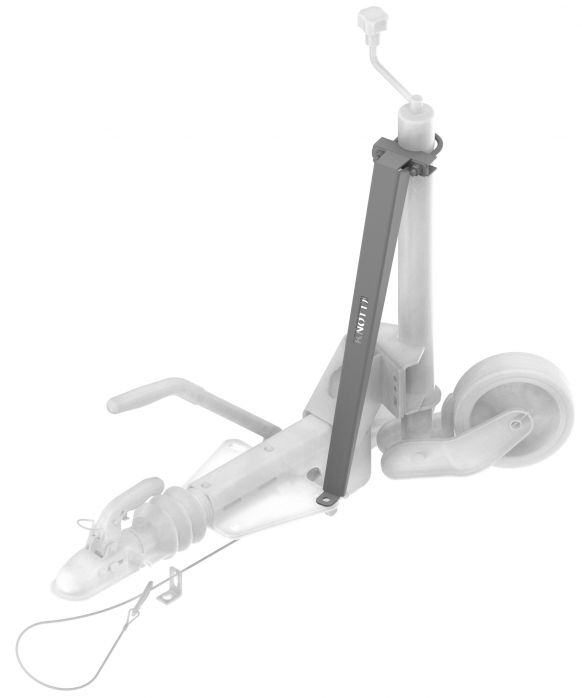 KNOTT Stützradstrebe, f. Ø 60 mm Stützrad