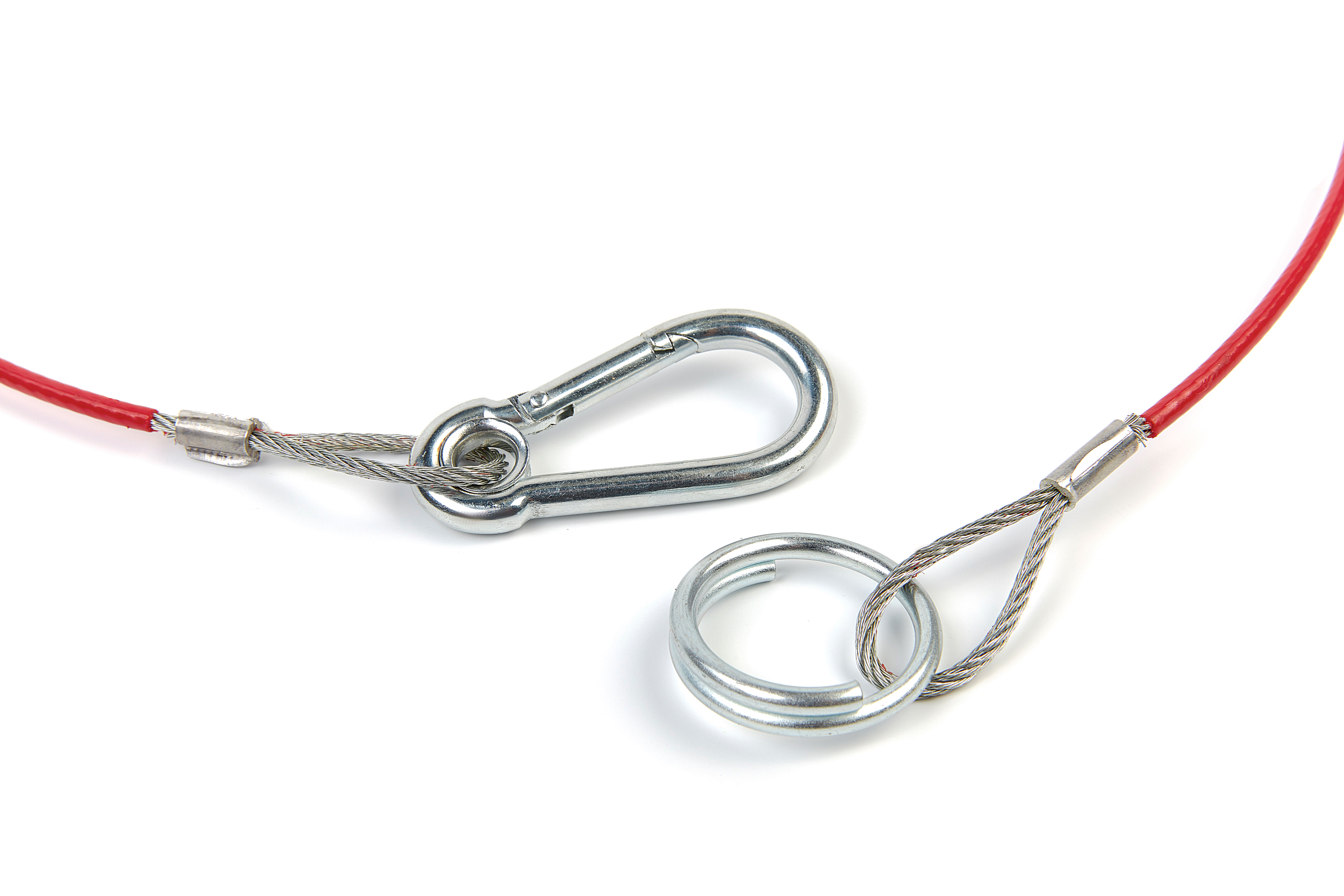 BÜNTE Abreißseil, 800 mm, m. Karabinerhaken/Ring