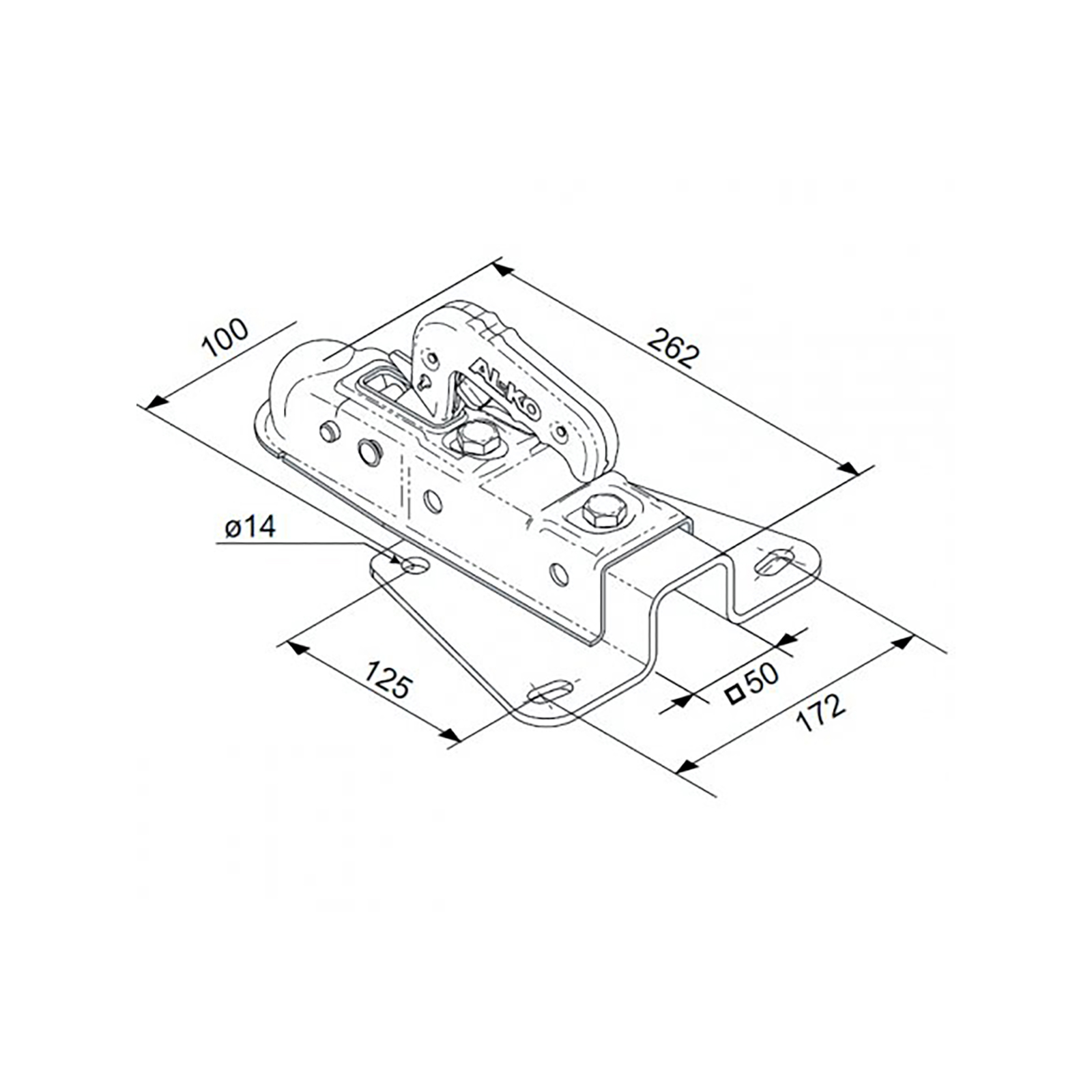 AL-KO AK 7-A 75 V, -750 kg, V-Deichsel