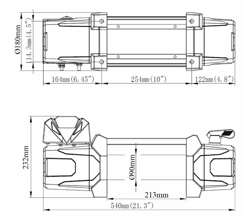 PUNDMANN Elektrische lier 35kN Plus