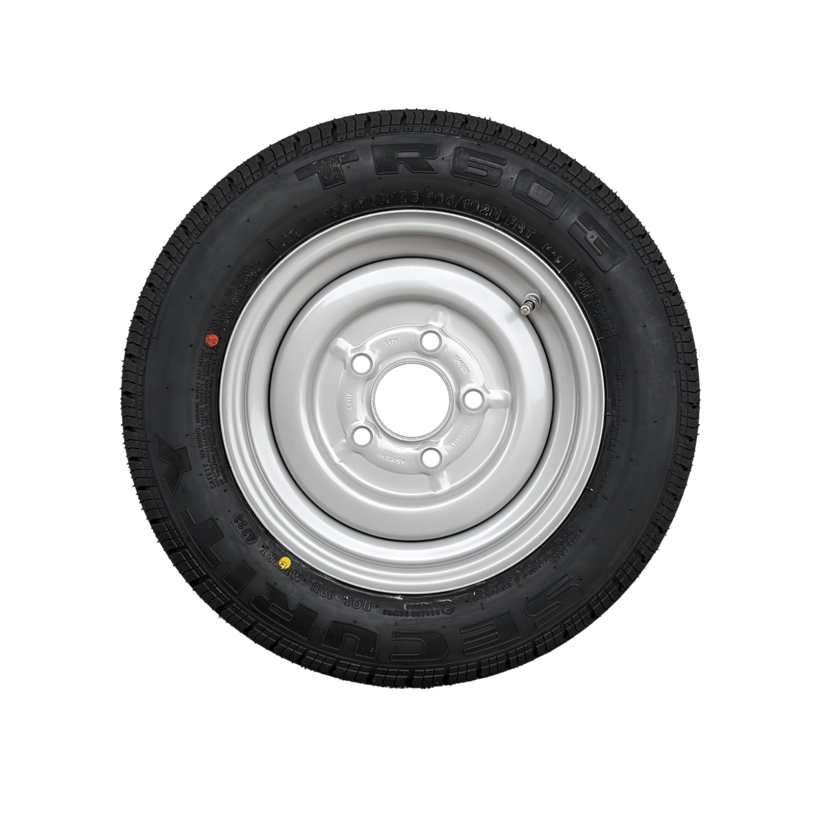 SECURITY Wiel, 155/70 R 12 C, 4,5 J x 12 H2, 5x112
