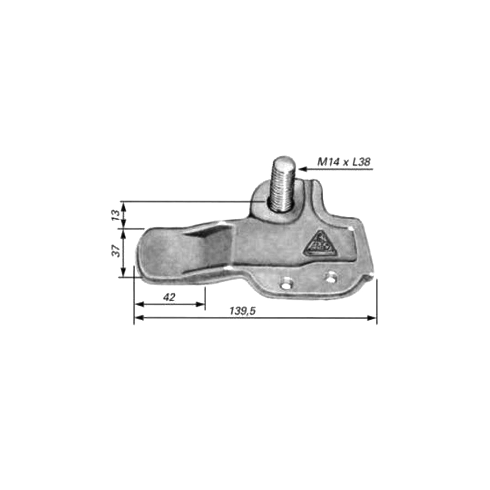 Welding plate, suitable for pe