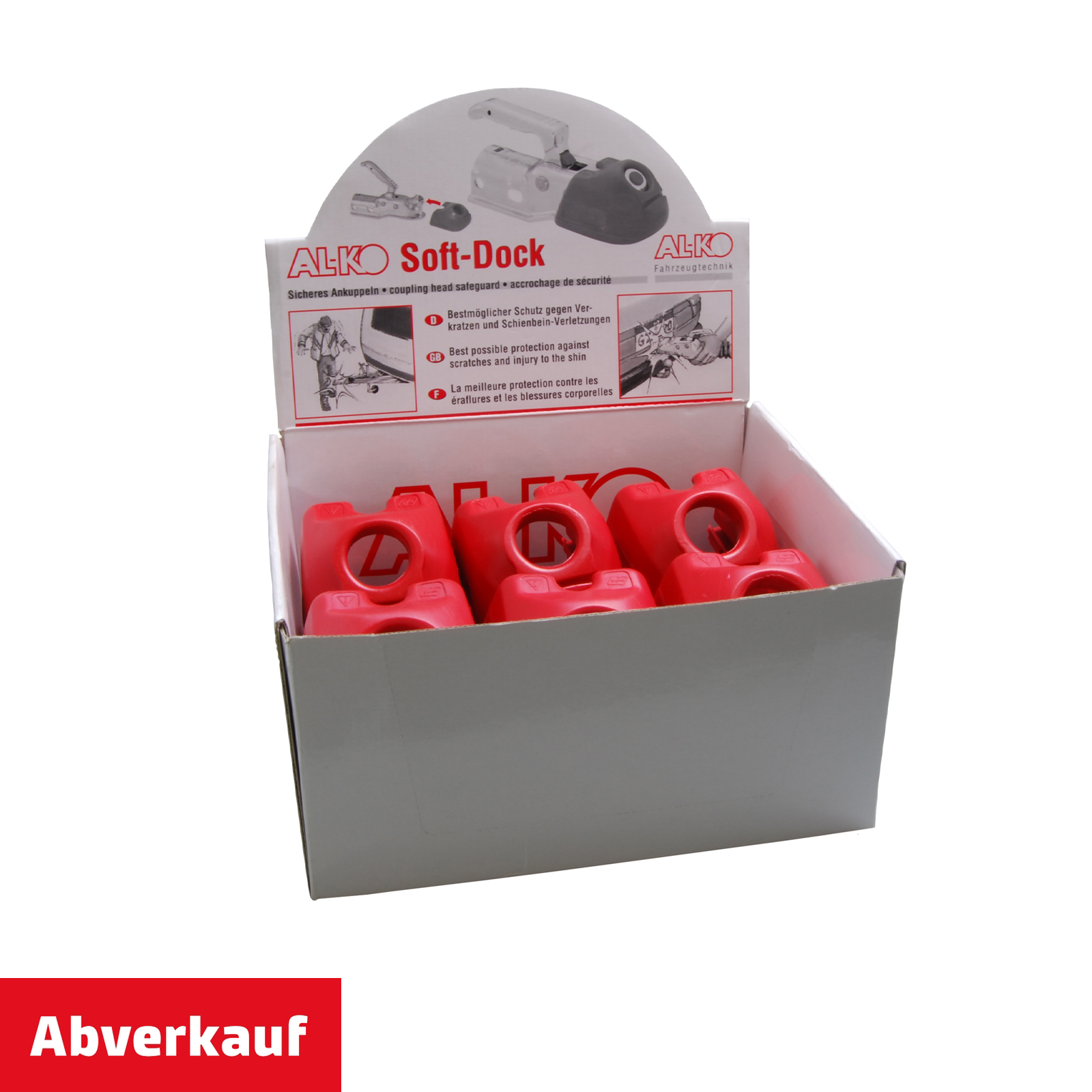 AL-KO Soft-Dock, rood, 12 stuks