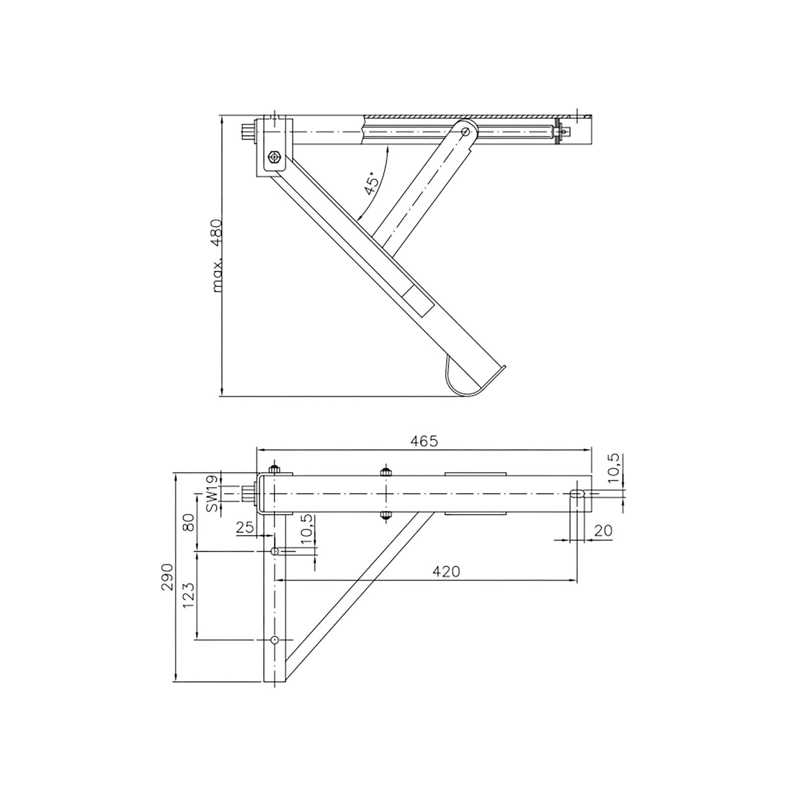 480mm 500kg