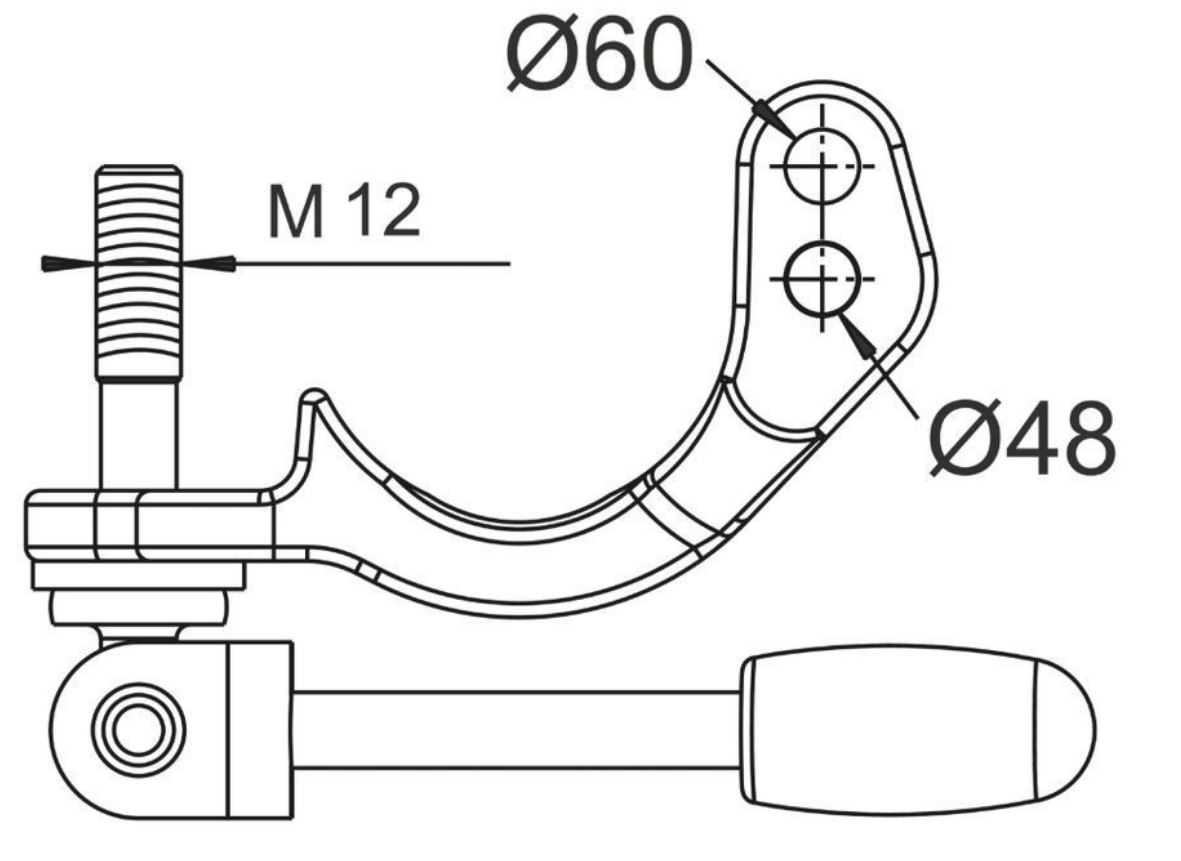 AL-KO Klemschaal, Ø 48/60 mm, voor AE 3000/3500