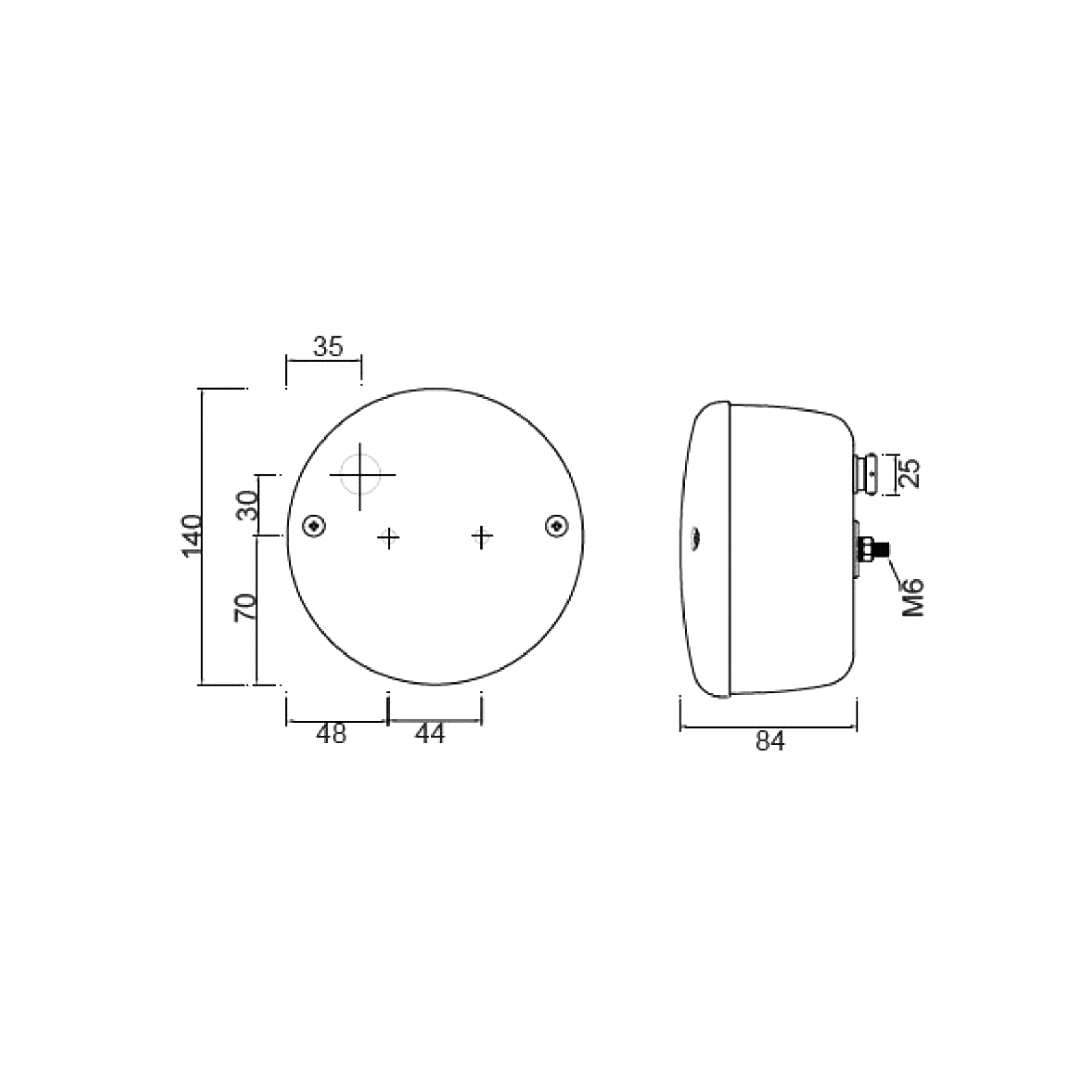 ASPÖCK reversing light LED