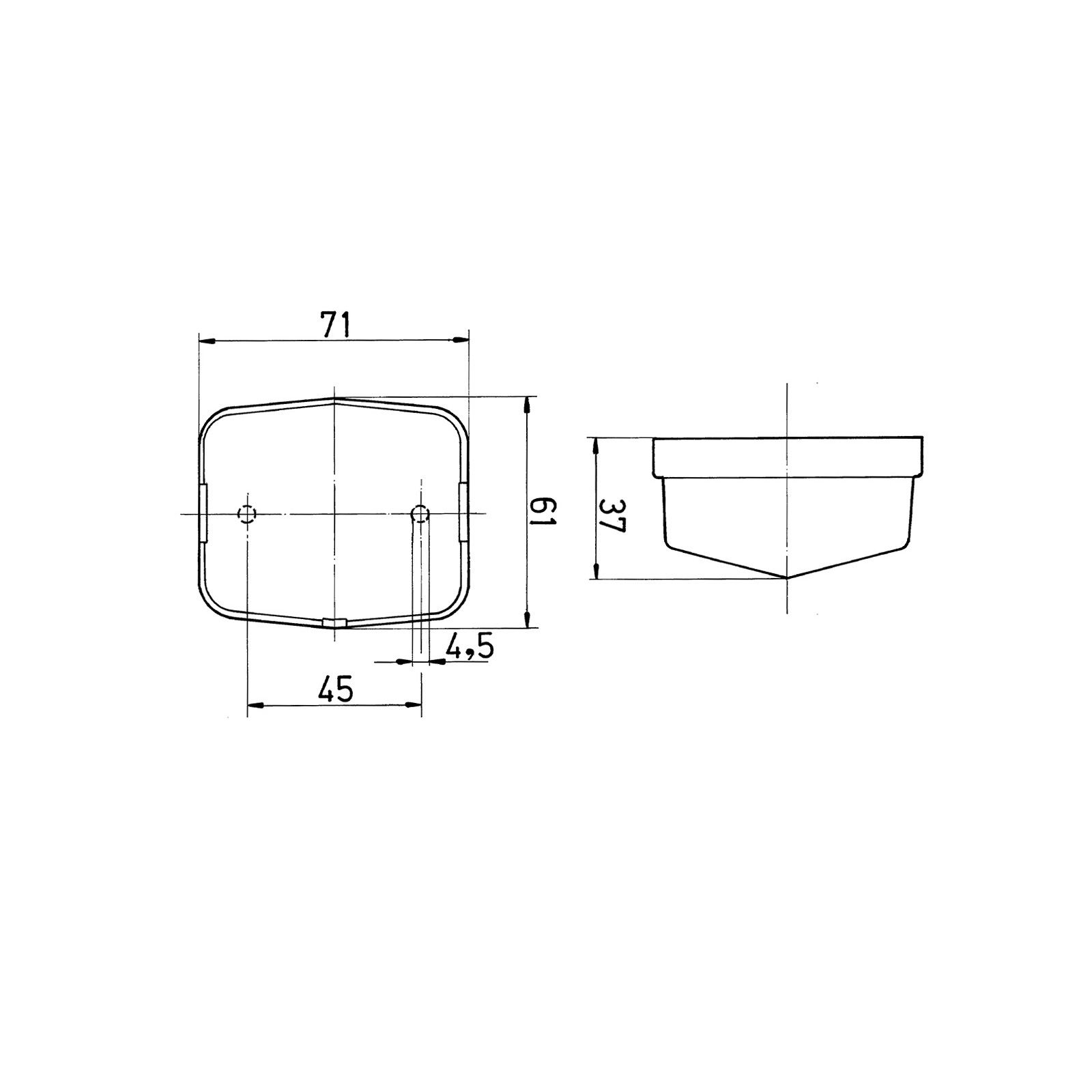 JOKON end-outline marker light