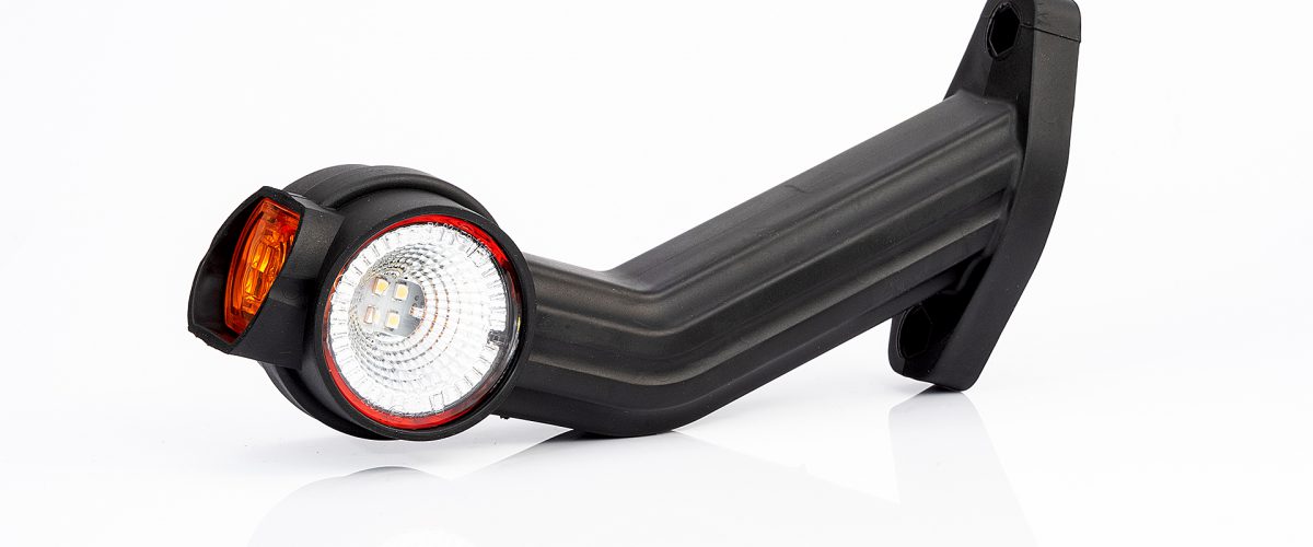 FRISTOM FT-140 F LED, rood/wit/oranje, links