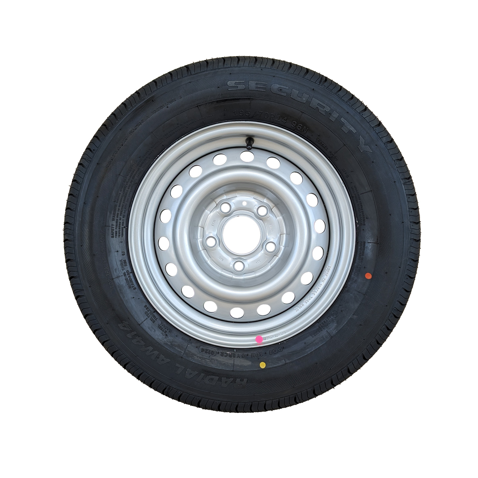 SECURITY Wiel, 195/70 R 14, 5,5 J x 14 H2, 5 x 112