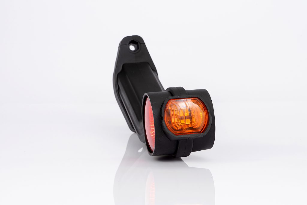 FRISTOM FT-140 F LED, rood/wit/oranje, links