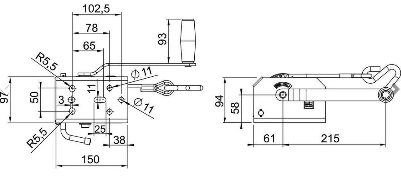 AL-KO Schleppwinde Basic 250, Zuglast 400 kg