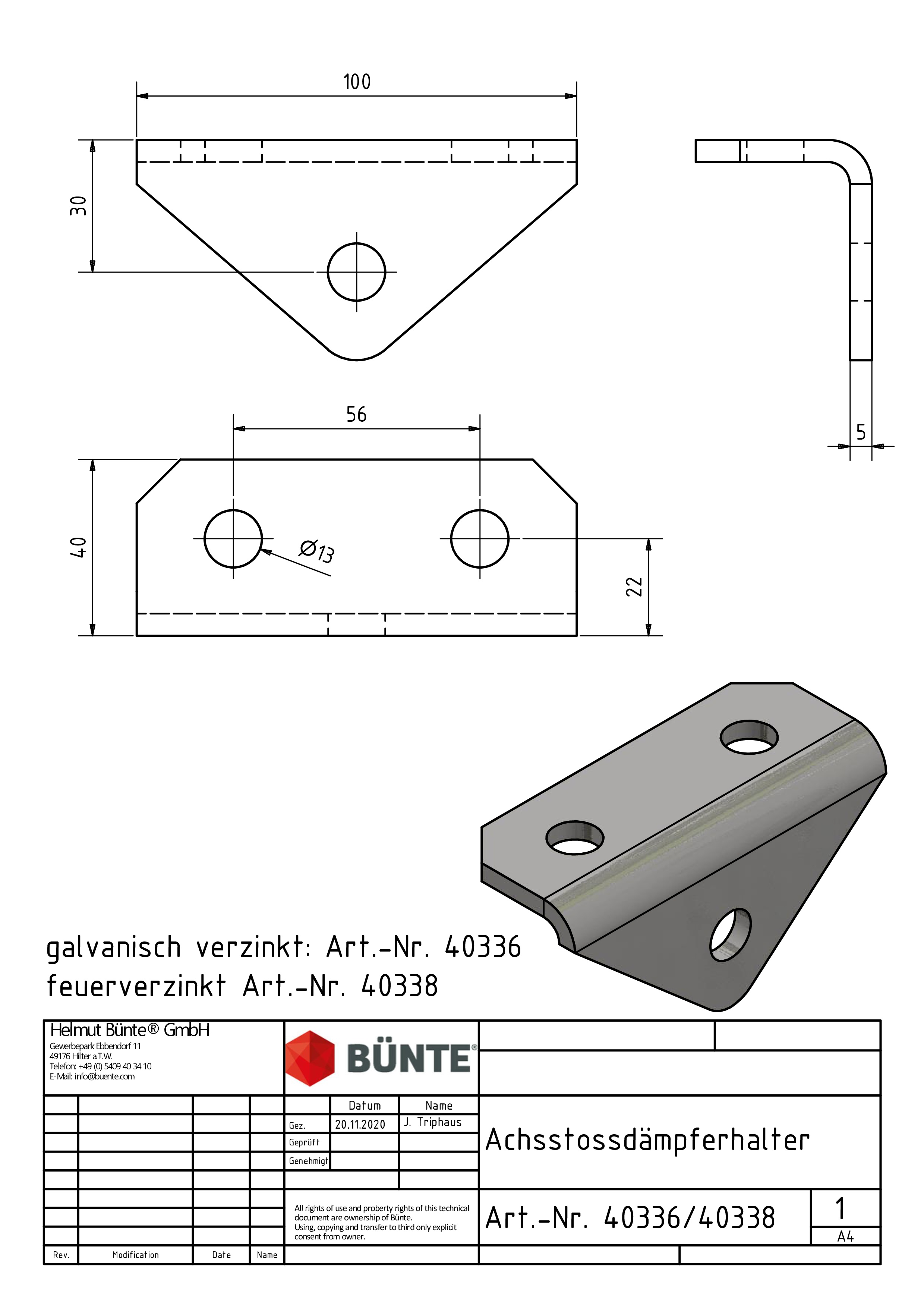 AL-KO Shock Absorber Hold, for