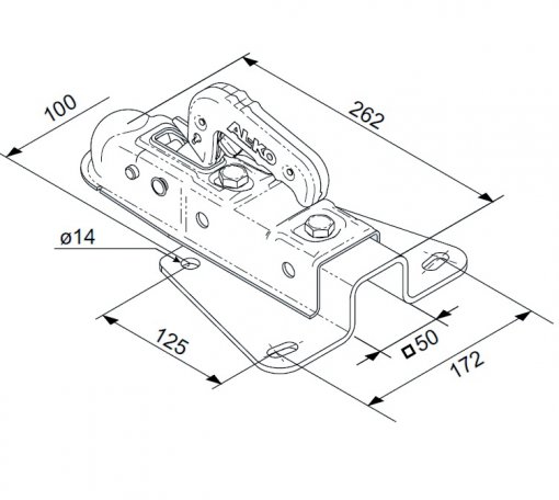 AL-KO AK 7-A 75 V, -750 kg, V-Deichsel