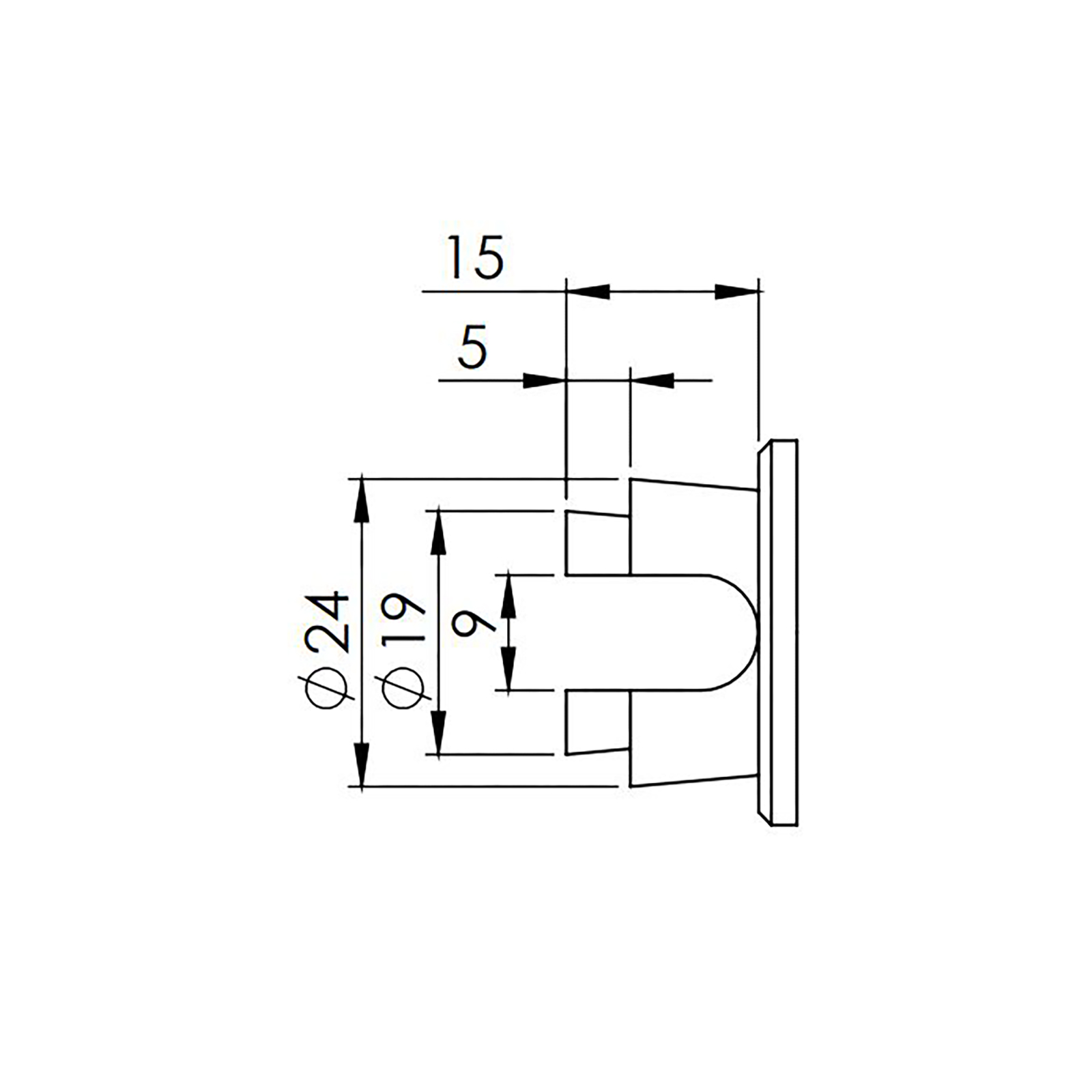 Telescope locking beam for bol