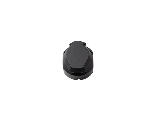 13-pin socket, plastic,with tu