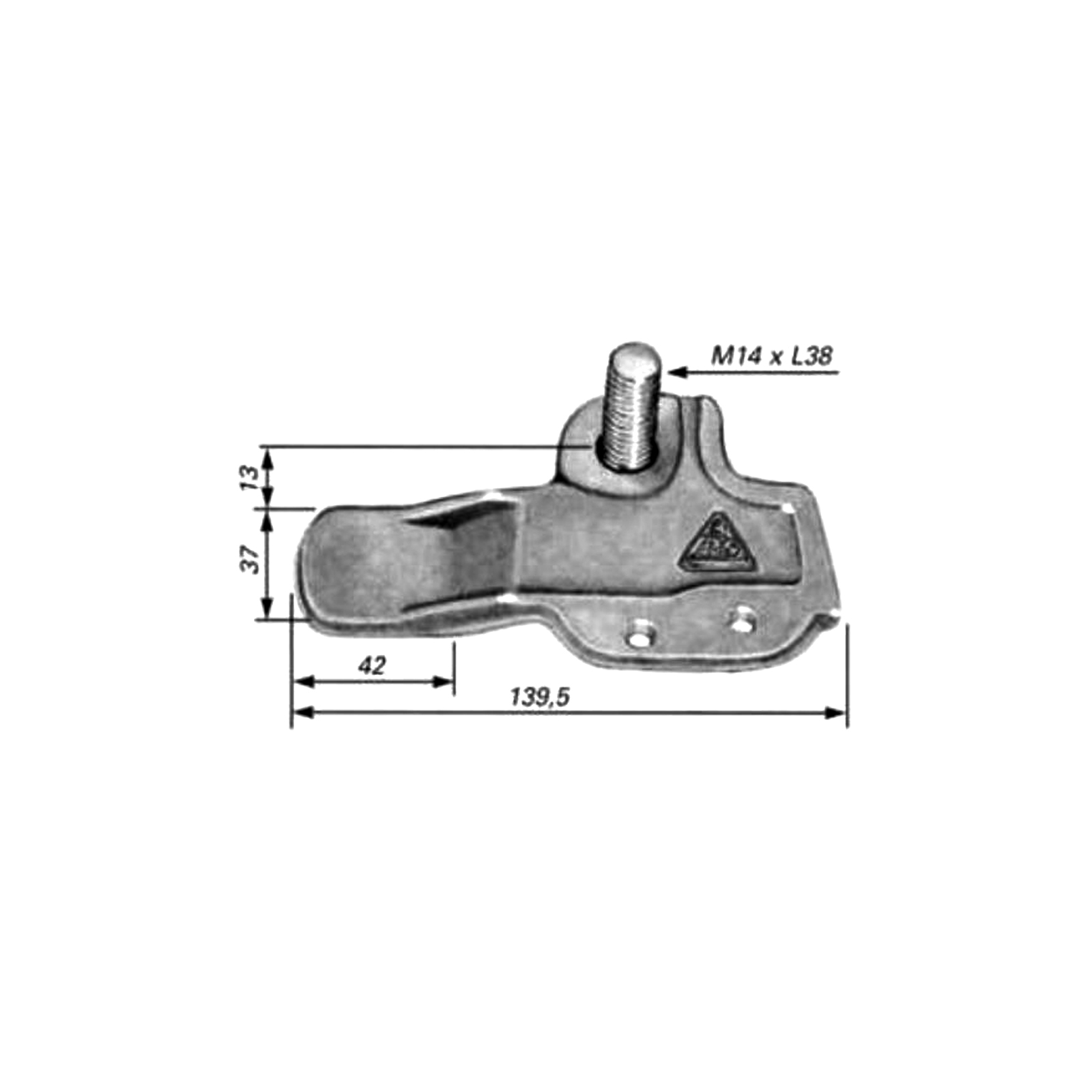 Welding plate, suitable for pe