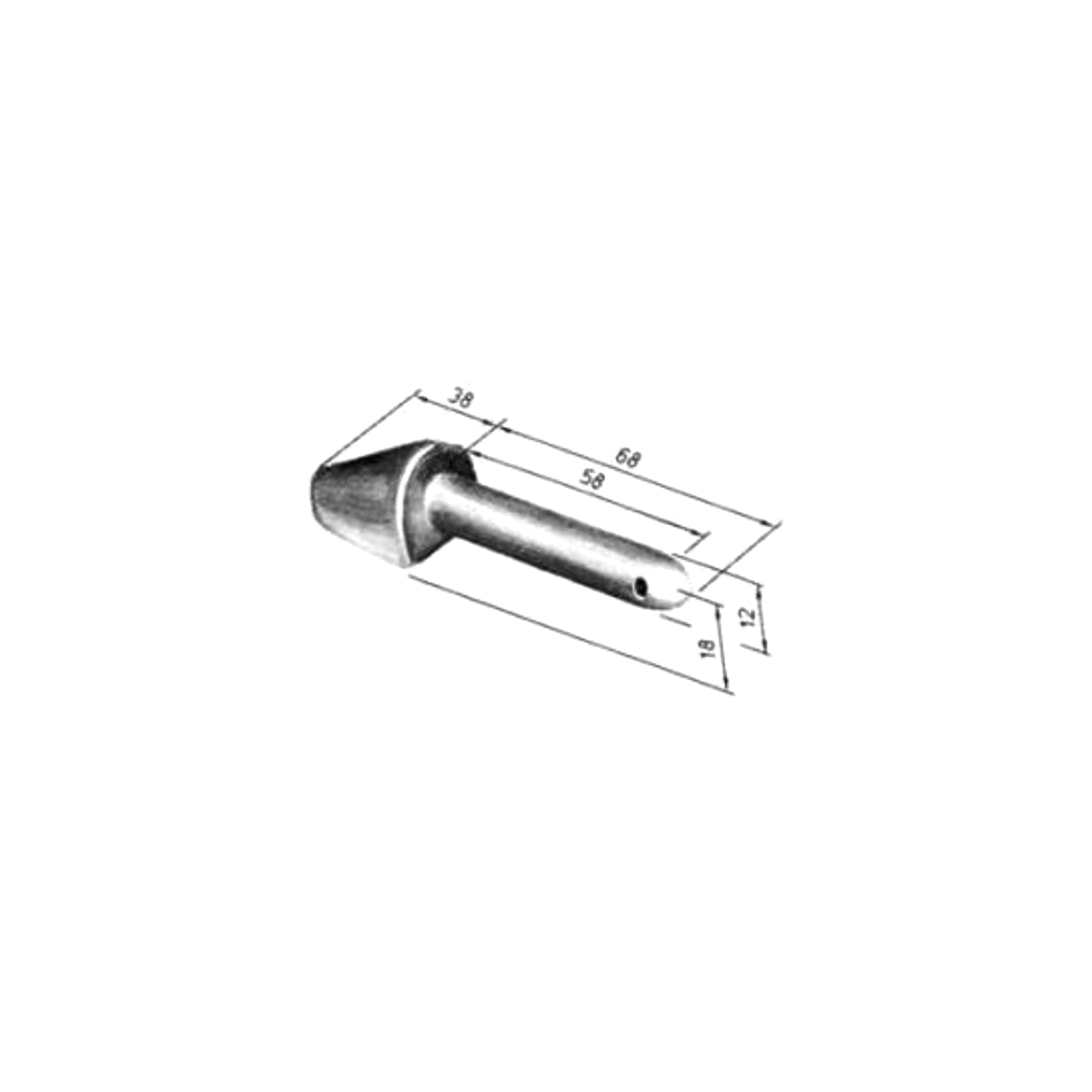 FBS Lasduim, Ø 12 x 68 mm, blank